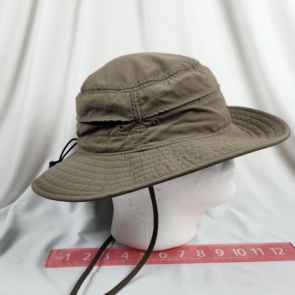 The North Face Bucket Hat Hiking Sun Khaki Nylon Adjustable Chin Strap&Fit - Picture 4 of 11